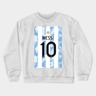 Messi Tribute - Argentina Soccer Lionel Football Sport -  Messi World Cup Champion Barca Madrid Sport Tribute Crewneck Sweatshirt